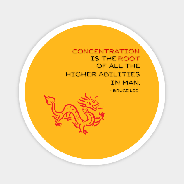 Bruce Lee - First Principles - Concentration Magnet by Underthespell